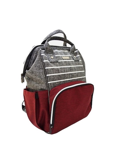 Lullaby Lby-302 Gri+Bordo Sırt Çantası