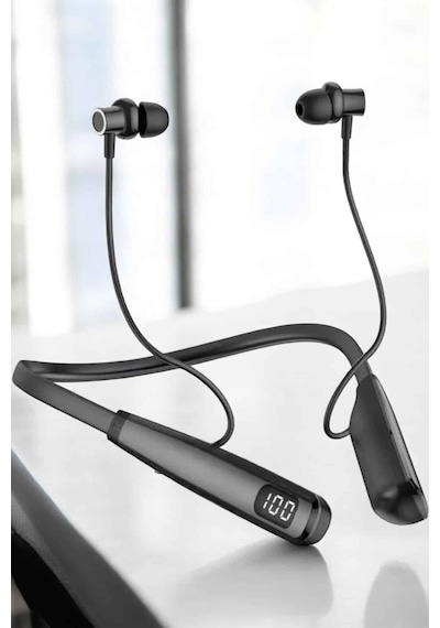 Boyun - 929 - Bantlı Bluetooth Kulaklık Yüksek Ses Kaliteli 100 - Csmo-tex - Saat Kulaklık