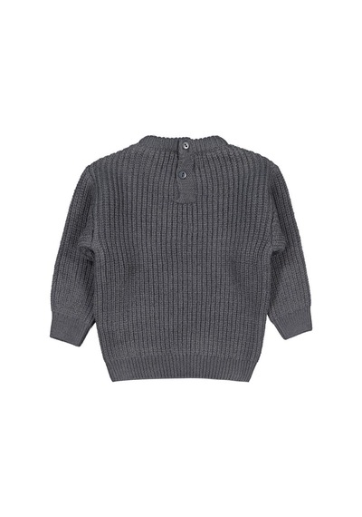 Civil Baby Basic Triko 6-18 Ay Kazak - Gri 9-12 Ay Koyu Gri