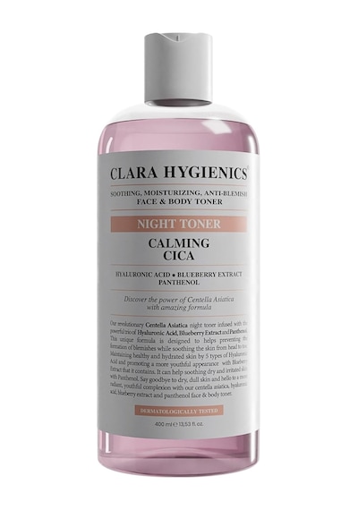 Calming Cica Antiblemish Face And Body Vegan Night Toner 400ml Tonik