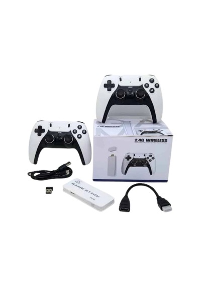 Hubrendy Tekno Yeni Nesil 3d 4k 2000 Oyunlu Game Stick Oyun Konsolu Çift Konsol