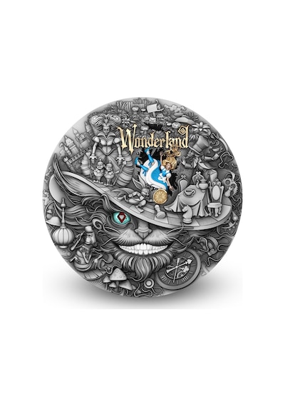 Agakulche Alice Harikalar Diyarı Gümüş Sikke Coin