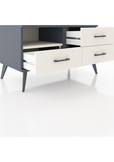 Hyperion Şifonyer Tek Raflı 3 Çekmeceli 88x44x48 Antrasit-aytaşı Aytaşı Hyperion Şifonyer Tek Raflı 3 Çekmeceli 88x44x48 Antrasit-aytaşı Aytaşı