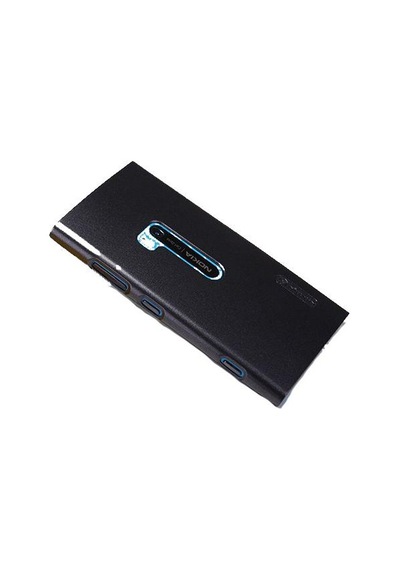 Nillkin Lumia 920 İle Uyumlu Parlak Sert Kauçuk Kılıf Siyah