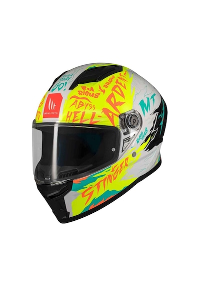 Mt Stinger 2 Ardent A3 Gloss Kapalı Kask Sarı - Siyah