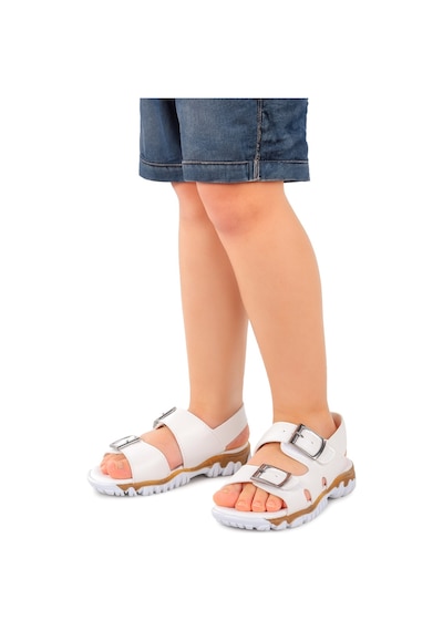 Kiko Kids Erkek Çocuk Sandalet Arz 2359 Beyaz
