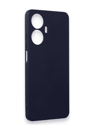 Realme C55 Uyumlu Kılıf First Silikon - Lacivert