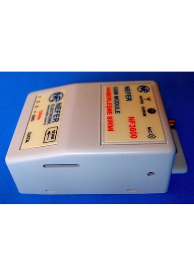 Nefer Alarm Haber Sms Çağrı Alma Gsm Sim Kart 12Vdc Rapor Bilgi