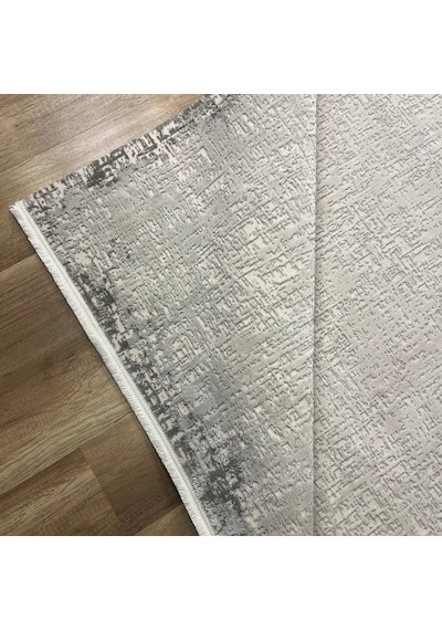 Apex Azur 6551 Gri Modern Makina Halısı Gri