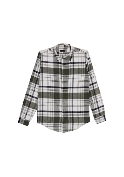 Tudors Erkek Slim Fit Dar Kesim Kareli Kışlık Oduncu Gömlek-42345 Haki Tudors Erkek Slim Fit Dar Kesim Kareli Kışlık Oduncu Gömlek-42345 Haki