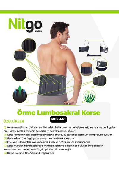 Variteks 461 Örme Lumbosakral Korse