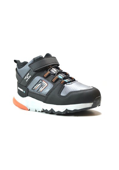 Cool Siyah Turuncu Cırtlı Soft Shell Outdoor Erkek Çocuk Bot Siyah - Turuncu
