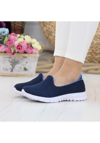 Nesilshoes Nesil Shoes Dvm 901 Lacivert Anatomik Esnek Kadın Yürüyüş Ayakkabısı