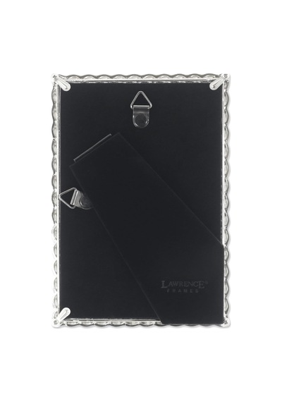 Lexroo 710046 Silver Metal Rope Picture Frame, 10cm By 15cm