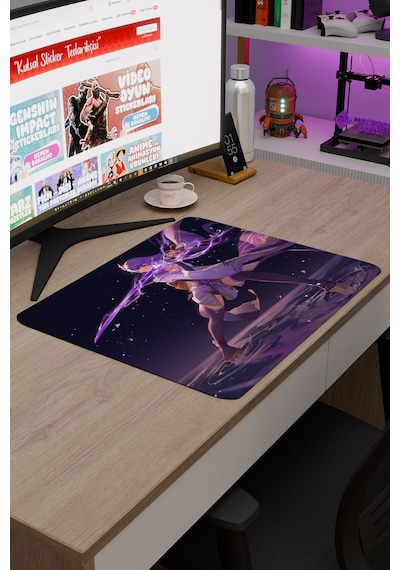 Raiden Genshin Impact Anime Gacha V5 - 48x40 Xl Gaming Mouse Pad Fare Altlığı