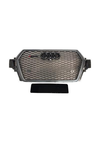 Audi Q7 Rsq7 Ön Panjur Izgara 2015 / 2019 Krom Gri
