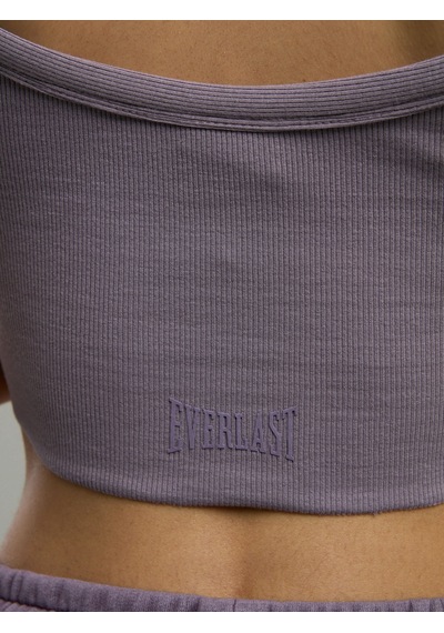 Everlast Ever Relaxed Rib Mürdüm Kadın Atlet Büstiyer Mürdüm