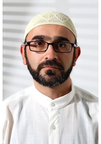 Makine Örgüsü Dantel Detaylı Namaz Takkesi Krem Krem