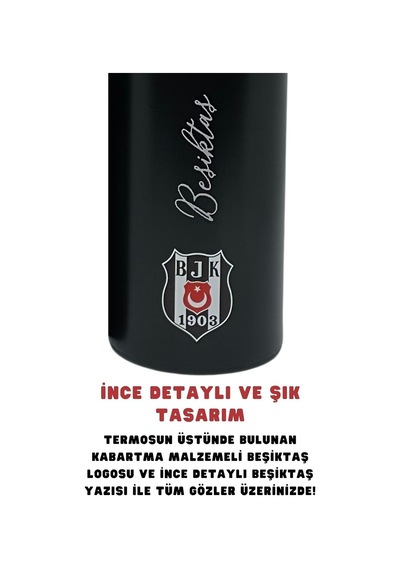 500ml Lisanslı Çift Katlı Paslanmaz Çelik Termos 8 Saat Sıcak Soğuk Hediye Kutulu Siyah Çok Renkli