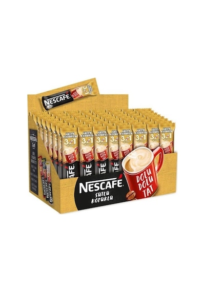 Nescafe 3 Ü 1 Arada Sütlü Köpüklü 17,4 G x 72 Adet