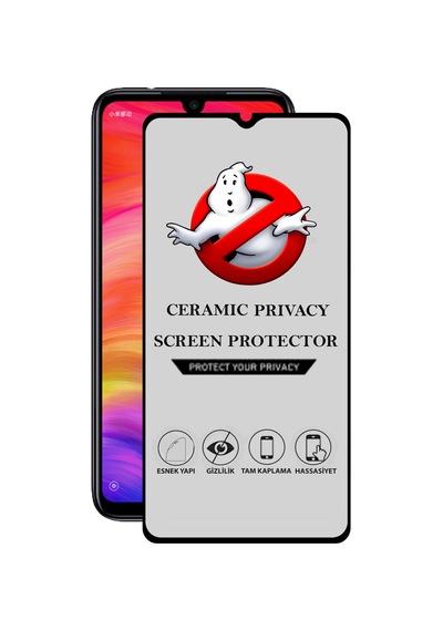 Xiaomi Redmi Note 7 Pro Görünmez Tam Kaplayan Seramik Ekran Koruyucu Esnek Cam