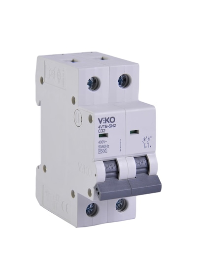 Viko 4vtb-2c32 Otomatik Sigorta 4,5ka C Tipi 2 Kutup 32a 10