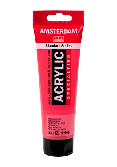 Amsterdam Standart Akrilik Boya 120ml Metallic Red / 832 Diğer
