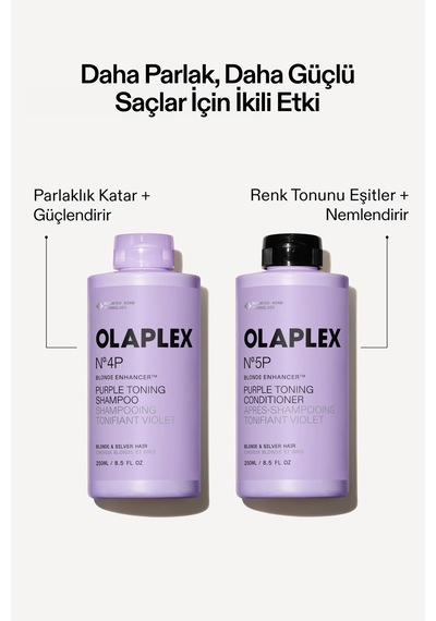 No. 5p Blonde Enhancer Toning Conditioner Renk Koruyucu & Bağ Güçlendirici Mor Saç Bakım Kremi 250 ML