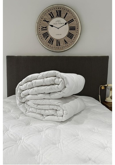 Çift Kişilik Merinos Kuzu Yünü Yorgan %100 Doğal Merinos Kuzu Yünü 195 X 215 Cm Ebat Çok Renkli