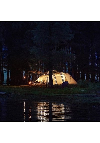 Naturehike Glamping Upf50+ Aries Beta 4-6 Kişilik Tünel Çadır Kahverengi