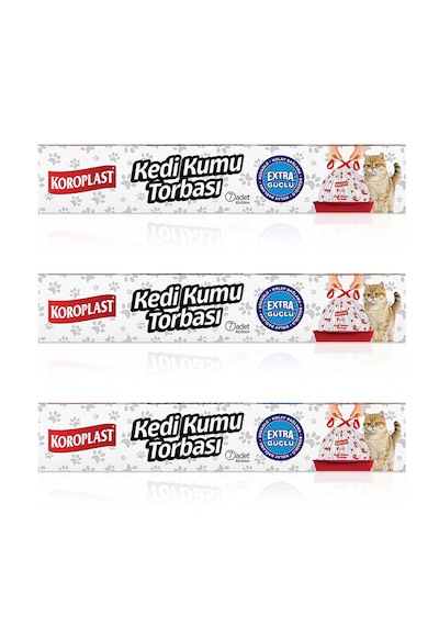 Koroplast Kedi Kumu Torbası 7'li x 3 Adet