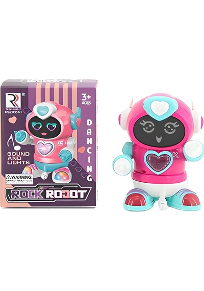 Pilli Işıklı Çılgın Kertenkele Robot