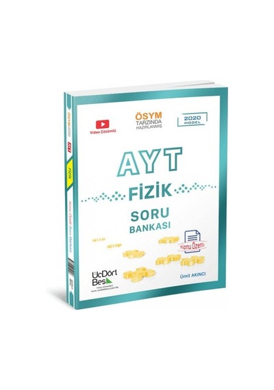 Ayt Fizik Soru Bankası - Üç Dört Beş Yayınları