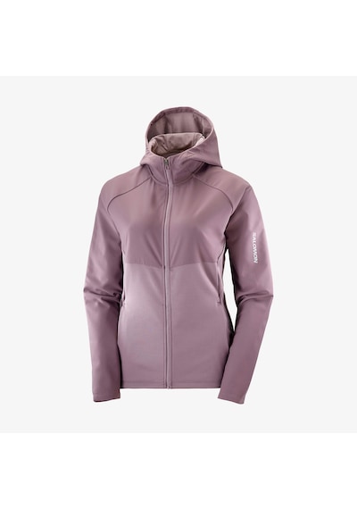 Salomon Runlife Kadın Mor Koşu Sweatshirt - Lc2130500 Mor