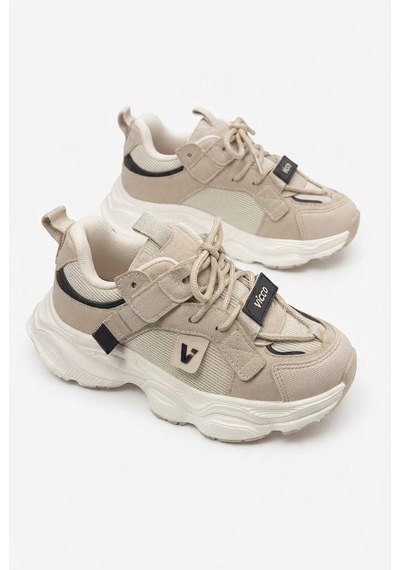 Vicco Ceni Bej Anatomik Rahat Sneaker Kız Çocuk Ayakkabı 346.f26k.125