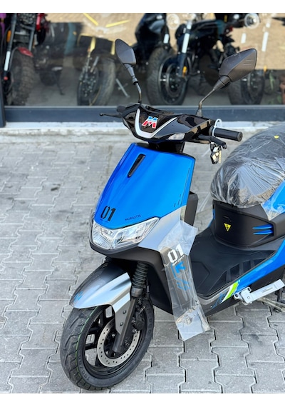 Mobilette Tiger 12000 2024 Elektirikli Motosiklet Mavi