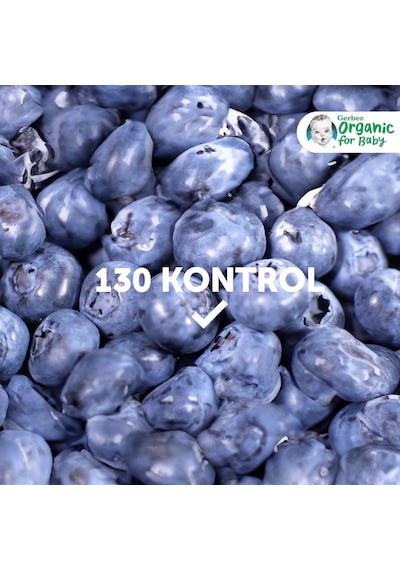 Gerber Organik Muz Yabanmersini Böğürtlen Ve Elma Püresi 90 G