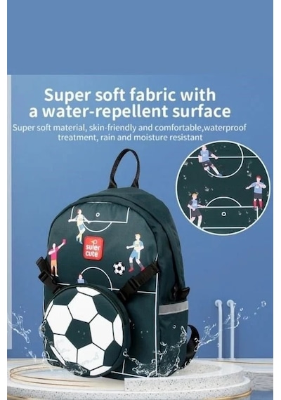 Supercute Two İn One Sırt Çantası-football Siyah