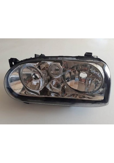 1992-1998 Volkswagen Golf 3 Far Lambası Sol Manuel-elektrikli-sissizi-şeffaf Cam H1-h1 Ayfar Adet Oem No:1h6941017d