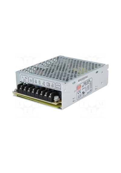 Meanwell Rq-65b ,110v..220vac 5vdc/8a +12vdc/3a -5vdc/1a -12vdc/1a Güç Kaynağı