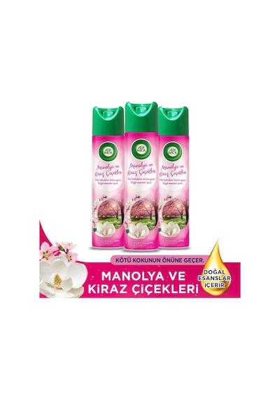Aerosol Kiraz Çiçekleri 3x300 Ml Kiraz Çiçeği