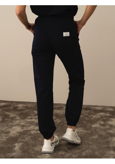Xint Lacivert Pamuk Dokulu Regular Fit Sweat Pantolon 470416