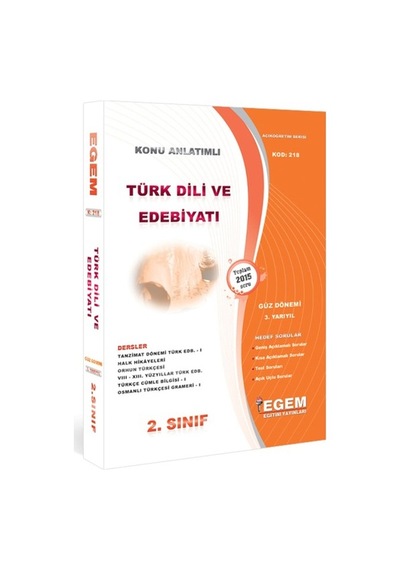 Egem Aöf Türk Dili Ve Edebiyatı Ve 2-3. Sınıf Konu/soru