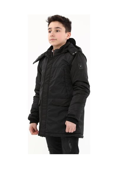 Erkek Çocuk Mont 51274 Siyah
