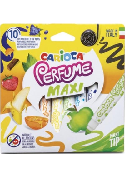 Carioca Parfüm Kokulu Jumbo Keçeli Kalem 10'lu