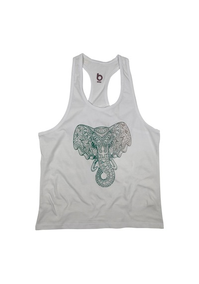 Bluu Ephantx Fitness Gym Tank Top Sporcu Atleti (532942044) Beyaz