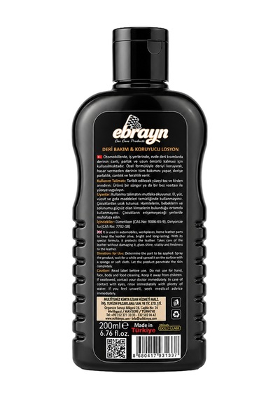 Ebrayn Deri Bakım Ve Koruyucu Losyon 200 Ml - Derinlemesine Yenileyici Şartlandırıcı