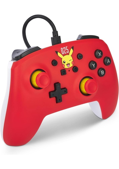 Nintendo Switch Oyun Kolu Kablolu Lisanslı Laughing Pikachu Pokemon 025 Powera Oled, Switch 2