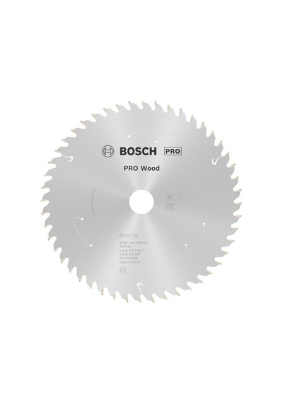 Professional Accessories 1 X Daire Testere Bıçağı Standard For Wood Ahşap, Testere Bıçağı 165 X 20 X 1,5 Mm, 48 Diş, Aksesuarlar Akülü Daire Testere