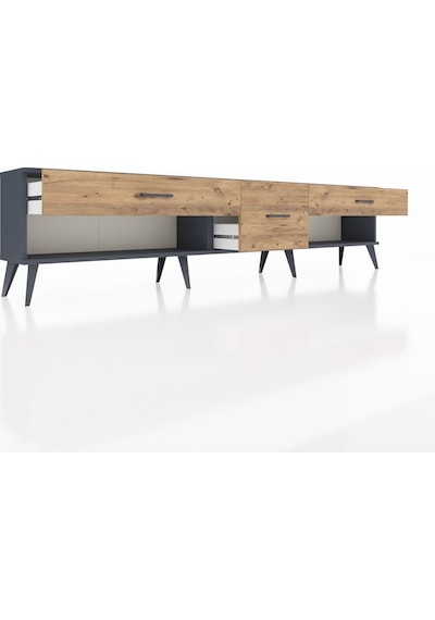 Arges Tv Ünitesi 3 Çekmeceli 220x30x51 Antrasit-antrasit/çam Antrasıt/atlas Çam - Antrasıt Arges Tv Ünitesi 3 Çekmeceli 220x30x51 Antrasit-antrasit/çam Antrasıt/atlas Çam - Antrasıt